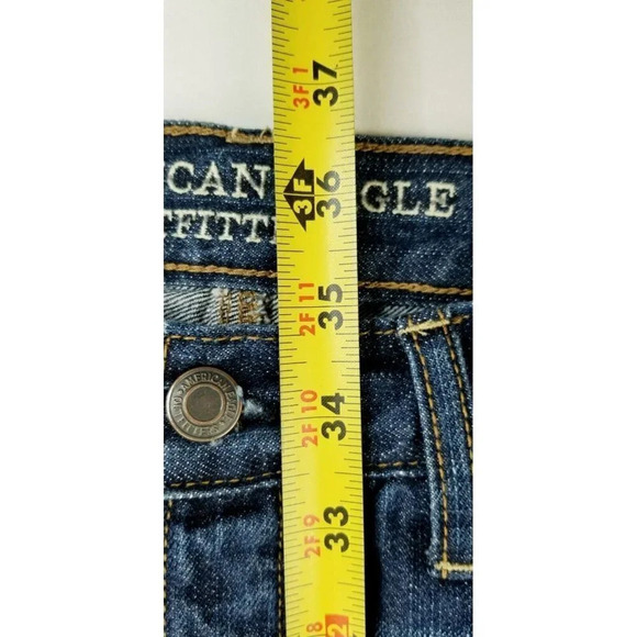 American Eagle Outfitters Size 8 Regular Womens Button Fly Vintage Hi Rise Jeans - Picture 10 of 12